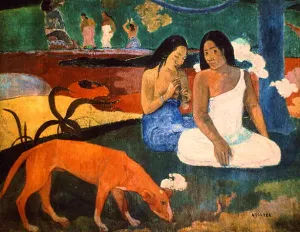 Arearea Joyousness by Paul Gauguin Oil Painting Reproduction