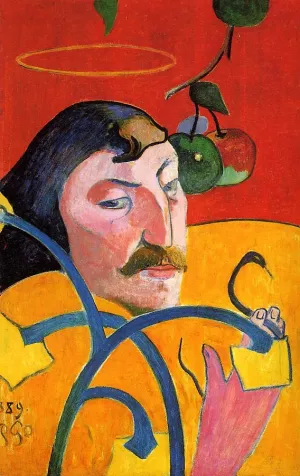 Caricature, Self Portrait by Paul Gauguin Oil Painting Reproduction