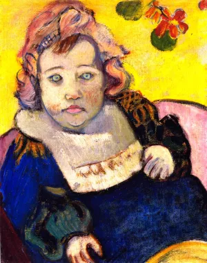 Child with Bib by Paul Gauguin - Hand-Painted Oil Painting Reproduction