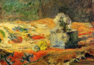 Flowers and Carpet by Oil Painting Reproduction