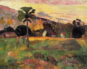 Haere Mai Venezi also known as Come Here by Paul Gauguin - Hand-Painted Oil Painting Reproduction