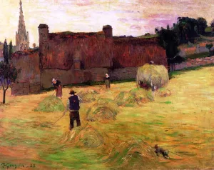 Haymaking by Oil Painting Reproduction