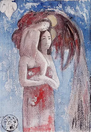 Ia Orana Maria also known as Hail Maria by Oil Painting Reproduction