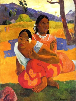 Nafea Faa Ipoipo When Will You Marry by Paul Gauguin Oil Painting Reproduction
