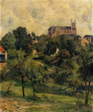 Notre-Dame-des-Agnes, Rouen by Paul Gauguin - Hand-Painted Oil Painting Reproduction