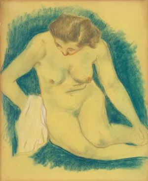 Seated Nude Seen From Above by Paul Gauguin - Hand-Painted Oil Painting Reproduction