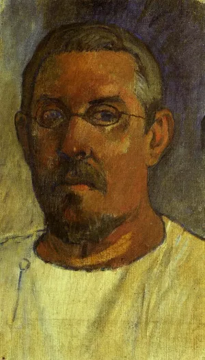 Self Portrait with Spectacles by Paul Gauguin Oil Painting Reproduction