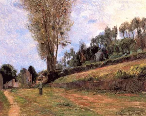 Street, Rouen by Oil Painting Reproduction
