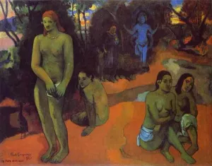 Te Papa Nave Nave also known as Delectable Waters by Paul Gauguin - Hand-Painted Oil Painting Reproduction