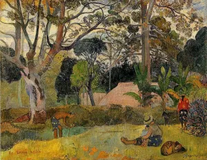 Te Raau Rahi also known as The Big Tree by Oil Painting Reproduction