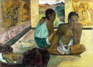 Te Rerioa by Paul Gauguin Oil Painting Reproduction