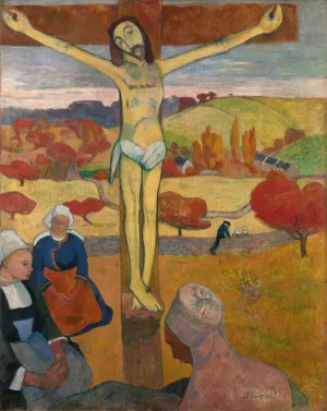 The Yellow Christ by Oil Painting Reproduction