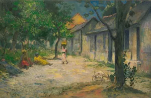 Village in Martinique by Paul Gauguin - Hand-Painted Oil Painting Reproduction